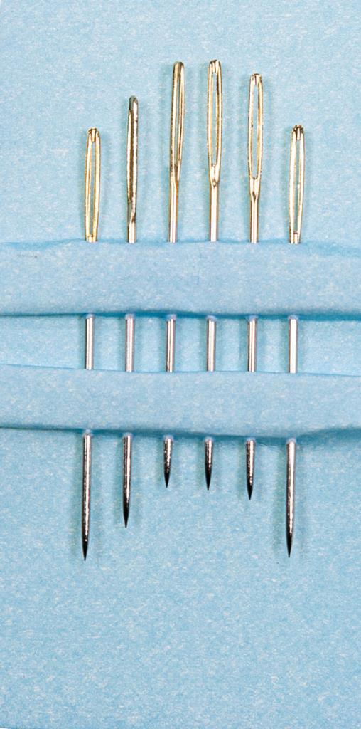 Sticknadeln mit Spitze No.22 6Stk.